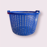 Panier en plastique solide et durable, panier de pêche, panier de supermarché, caisse de rangement pour épicerie et baril
