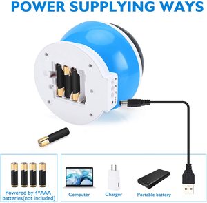 โคมไฟโปรเจคเตอร์ดวงจันทร์และโลก รุ่น Creative Gift 2 in 1  หมุนได้ 360 องศา  แบบเสียบปลั๊ก USB  ฉายภาพท้องฟ้าเต็มดาว  ปรับความสว่างได้ เหมาะสำหรับใช้ในบ้าน - Product Image 6