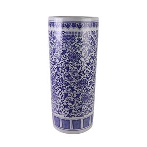 RXAZ01 Jingdezhen <span class=keywords><strong>portaombrelli</strong></span> in porcellana con motivo a loto ad incastro <span class=keywords><strong>blu</strong></span> e bianco - Product Image 1