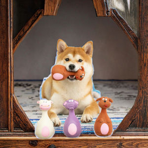 Juguete Masticable para Mascotas, Resistente a Mordidas, de Látex TPR, Divertido, con Sonido, para Perros, Interactivo, para Cachorros, para Masticar en Interiores - Product Image 3