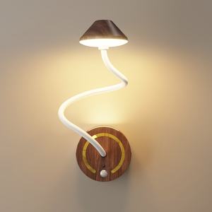 Lampe murale LED créative à détection corporelle pour chambre et salon - Lampe de chevet simple à chargement transfrontalier - Product Image 3