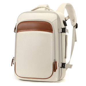 Wasserdichter <span class=keywords><strong>Laptop</strong></span>-Rucksack USB-Ladeans chluss Erweiterbarer Daily Life Fashion Strap Carrying für Studenten Geschäfts reisen - Product Image 5