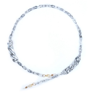 Chaîne de <span class=keywords><strong>lunettes</strong></span> tendance en acrylique antidérapante de 70 cm avec support pour <span class=keywords><strong>lunettes</strong></span> de soleil et sangle pour masque facial – Accessoire pour <span class=keywords><strong>lunettes</strong></span> - Product Image 5