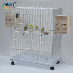 economy small steel power coating aviary parrot cage 423