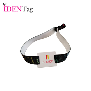 Dây đeo cổ tay vải <span class=keywords><strong>NFC</strong></span> NTAG215 với mã QR độc đáo và <span class=keywords><strong>uid</strong></span> cho buổi hòa nhạc - Product Image 2