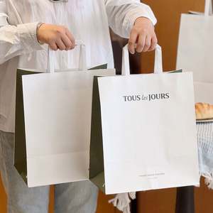 Bolsa de Papel Kraft Personalizada para Empacar Postres, Panadería, Café, Bebidas y Comida para Llevar con su Propio Logotipo - Product Image 5