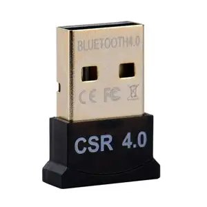 AMPLEC 블루투스 어댑터 CSR4.0 미니 USB 블루투스 어댑터 Windows 마우스 키보드 헤드셋 용 무선 동글 수신기 등
