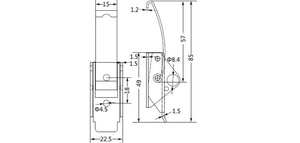 Serrure à bascule Serrure À Bascule En Acier Inoxydable Hasp Loquet Serrure - Product Image 6