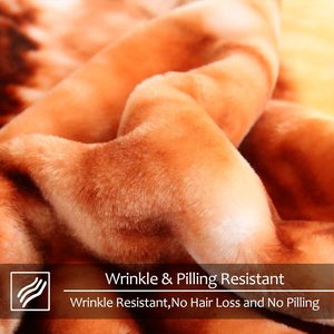 Bán Buôn Đôi Dày Chunky Mềm Giường Sofa Thổ Nhĩ Kỳ Chăn Tùy Chỉnh Ấm Sang Trọng Nặng Raschel Chăn Cho Mùa Đông Nữ Hoàng Kích Thước - Product Image 5