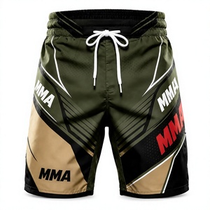 Custom Grappling Fight Shorts Lightweight <b>Stretch</b> Quick Dry No Gi MMA Training Shorts with Personalized Team Logo - Product Image 1