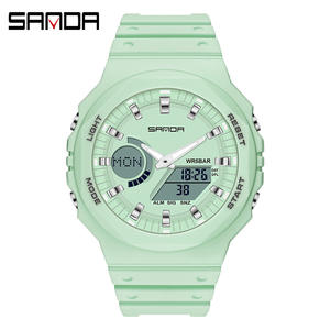 Nuovi Orologi Casual da <span class=keywords><strong>Donna</strong></span> SANDA di Lusso alla Moda, <span class=keywords><strong>Orologio</strong></span> <span class=keywords><strong>Digitale</strong></span> al Quarzo per <span class=keywords><strong>Donna</strong></span>, Impermeabile 5ATM Relogio Feminino 6016 - Product Image 2