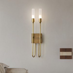 Lámpara de Pared Moderna Minimalista Mountain Water And Wood, E14 LED, 140x560mm, con Interruptor, Montaje en Pared - Product Image 1