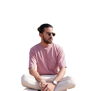 2025 vente en gros hommes tissé 100% coton respirant séchage rapide décontracté élégant coupe ample T-Shirts à vendre bas prix - Product Image 3