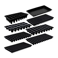 Plateaux de germination en plastique pour l'agriculture et le jardin, pour la culture de légumes et de fleurs, plateau de germination de graines