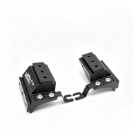 Support de fixation pour projecteur de capot en aluminium CNC de haute qualité pour Ford Ranger T8 T9, support de montage pour éclairage de travail LED, accessoires tout-terrain, 1 paire