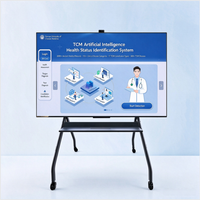 Écran tactile interactif intelligent AI TCM de 65 pouces tout-en-un pour diagnostic facial et détection de la constitution corporelle