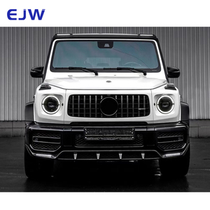 2018 + para Mercedes Benz Clase G W464 G63 G500 Kit envolvente de fibra de carbono labios delanteros y traseros nueva condición mejorada estilo <span class=keywords><strong>TC</strong></span> - Product Image 2