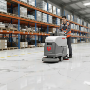 Nettoyeur de sols électrique autopropulsé CleanHorse ARES550 pour ateliers, béton, marbre, machine de nettoyage de sols <span class=keywords><strong>professionnelle</strong></span> - Product Image 3