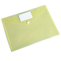Carpeta de Archivos Transparente de Polipropileno con Ranura para Tarjetas de Visita, Bolsa de Almacenamiento para Documentos de Oficina y Exámenes, Marca Shlan, Tamaño A4, Gruesa y Colorida