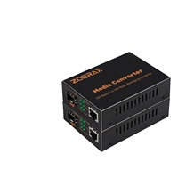 Convertisseur de média fibre optique SFP+ 10 Gbit/s ZoeRax vers RJ45, transcepteur Ethernet RJ45 vers SFP+ 1.25G/2.5G/5G/10G