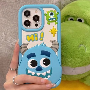 Voor Monsters Grote Ogen <span class=keywords><strong>Monster</strong></span> Stereoscopische Cartoon Siliconen Allemaal Zacht Voor Iphone15promax Telefoon Hoesje - Product Image 2