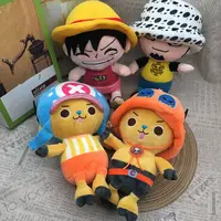 One Piece-Jouets en peluche Kawaii pour enfants, Luffy, Zoro