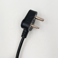 Enchufe de India con extremo pelado 10A Cable de alimentación, 1,5 m