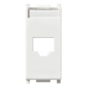 อะแดปเตอร์อาวาญ่า AMP RJ45 สีขาว ยาว 2.23 นิ้ว กว้าง 4.9 นิ้ว สูง 2.05 นิ้ว ตัวเชื่อมต่อเครือข่าย - Product Image 1
