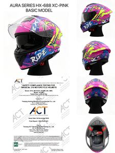 <span class=keywords><strong>Casco</strong></span> de Motocicleta <span class=keywords><strong>Integral</strong></span> de Carreras para Mujer, Certificado DOT, PC/ABS, con Doble Visor y Alerón Trasero Grande, Venta al Por Mayor de Fábrica, Nuevo - Product Image 2