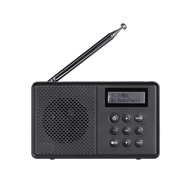 Portable Stereo Radio with DAB+ AM & FM Bands Retro Style LCD Display Digital Radio Enabled Plus DAB+ Plus Portable Radio