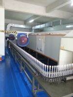 Nouvelle machine de peinture par pulvérisation automatique avec ventilateur à air traitement de la flamme élimination de la rouille dépoussiérage four équipement noyau moteur composant PLC