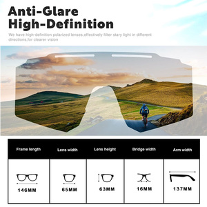Men Half Frame Design Sunglasses <strong>Saftey</strong> Protective Sports Cycling <strong>Glasses</strong> for Adults Running Cycling Golf Rock Climbing - Product Image 2