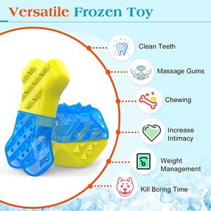 Juguetes <span class=keywords><strong>Para</strong></span> morder <span class=keywords><strong>para</strong></span> mascotas, juguete de dentición flexible, interactivo, congelador, refrigeración, herramienta de entrenamiento <span class=keywords><strong>para</strong></span> <span class=keywords><strong>perros</strong></span> congelados, Verano - Product Image 2