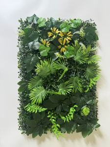 Panneau mural en gazon artificiel vert, type <span class=keywords><strong>fougère</strong></span> tropicale, 50x50cm, pour la décoration <span class=keywords><strong>de</strong></span> fonds <span class=keywords><strong>de</strong></span> maisons, jardins et hôtels - Vente en gros usine - Product Image 6