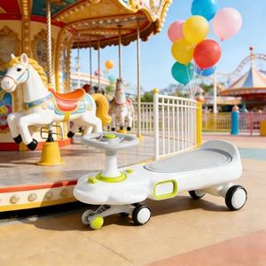 Voiture à bascule électrique en plastique de haute qualité pour tout-petits, à quatre roues, jouet d'équilibre pour enfants, trotteur pour bébés - Product Image 5