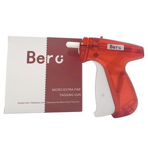 Pistola Etiquetadora Profesional Industrial <span class=keywords><strong>Bero</strong></span> 60JPH ROJA, Duradera, Ecológica, Tipo Estándar, con Pasador de Plástico de Nailon para Etiquetas de Precio de Prendas - Product Image 3