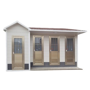 Toilettes portables en panneaux sandwich, design moderne, installation facile, pour les attractions touristiques, utilisation en extérieur - Product Image 2