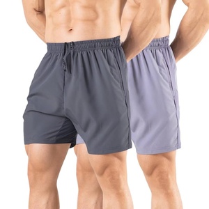 Pantalones cortos atléticos con logotipo de los fabricantes para hombres con bolsillos y cintura elástica Ropa deportiva de secado rápido Ropa de gimnasio para hombres - Product Image 4