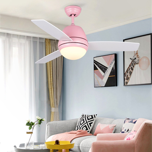 Công chúa cô gái quạt trần với ánh sáng và điều khiển từ xa màu hồng 36 inch tối giản phòng ngủ trang trí <span class=keywords><strong>fan</strong></span> hâm mộ - Product Image 6