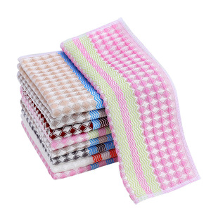 Serviette de vaisselle à motif d'eau gaufrée épaissie en gros, tissu en fil de coton absorbant dégraissant à l'huile antiadhésif <span class=keywords><strong>pour</strong></span> la <span class=keywords><strong>cuisine</strong></span> - Product Image 1