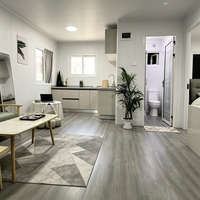 Maison conteneur moderne extensible en acier imperméable et respirant de 40 pieds de long, garantie 5 ans, pour usage résidentiel, bureau, entrepôt, villa