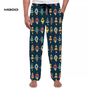 Mgoo Custom Print Mens Lounge Pants Lightweight Soft Pajama Pants Drawstring Casual Night Pants Men Sleep Bottoms 