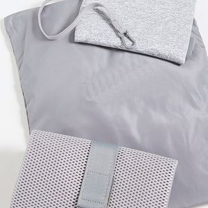 Custom Grey Large Neoprene Diaper Backpack Mommy Baby Essentials <b>Changing</b> Pad Portable Waterproof Outdoor Travel Multi-Function - Product Image 3