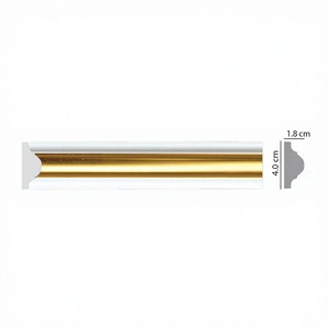 Moulures murales décoratives en PS imitation bois, imperméables |   Moulage en polystyrène en gros pour usines - Product Image 1