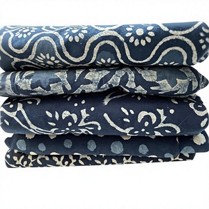 Servilletas de tela de algodón con estampado azul índigo, decoración Bohemia hippie, servilletas para mesa de cena, decoraciones para bodas y fiestas - Product Image 1