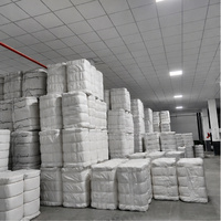 Tissu Poly Coton TC Brut Gris, Tissage Air Jet, Bordures Nettes, Approvisionnement Direct Usine pour Teinture et Impression