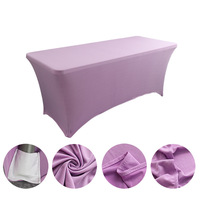 Couverture de table élastique légère et durable pour la maison, le banquet de mariage et la table à manger en plein air