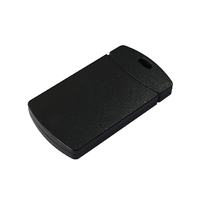 Porte-clés rectangulaire RFID TK51 ABS LF HF rfid noir porte-clés étiquette entrée de porte