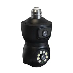 Nueva llegada Dual 1080P lente <span class=keywords><strong>V380</strong></span> <span class=keywords><strong>PRO</strong></span> E9 WiFi bombilla PTZ Cámara seguridad seguimiento automático IP CCTV Cámara - Product Image 2