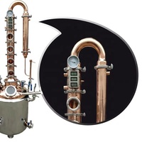 Distillateur d'alcool à reflux en cuivre inoxydable 200L Équipement Distillerie Brandy Whisky Vodka Distiller